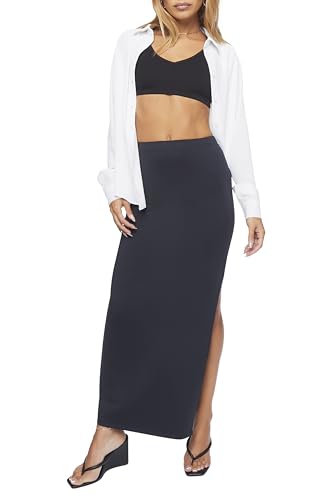 Forever 21 Women's Leg-Slit Maxi Skirt