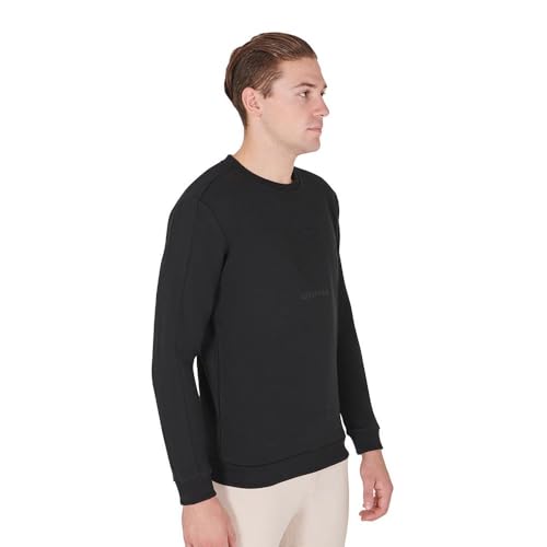 Sweatshirt d'hiver noir de qualité supérieure coupe ajustée taille S - 4