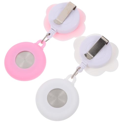 ABOOFAN 2個 可愛いナースウォッチ 伸縮式クリップ付き シリコン製軽量懐中時計 女子学生 看護師向け に