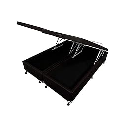 Cama Box Baú Castor New Preto Queen