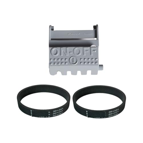Fits for Kirby 110301 ON-Off Switch Foot Pedal W/ 301291 Free 2 Belts Replacement for OEM