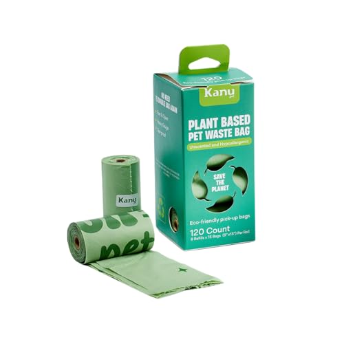 Image of Dog Poop Bags - 120 Count (8 Rolls), Unscented, Leak-Proof, Extra-Thick Waste Bags for Dogs - Easy Tear, Fits All Dispensers - Eco-Friendly Cleanup