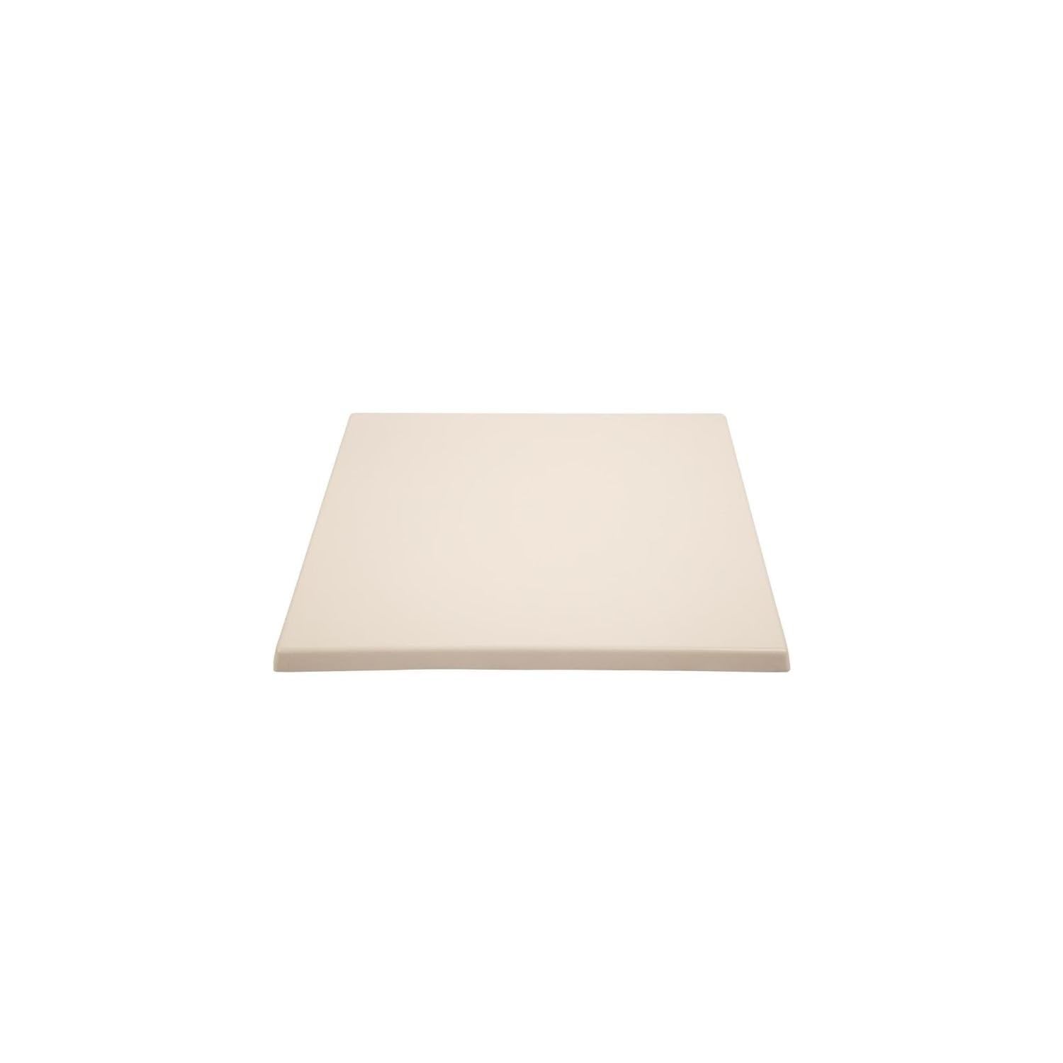 Bolero Square Table Top White 600mm Wood Restaurant Catering Hotel Bar