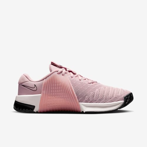 Nike Metcon 9 Premium Women's Workout Shoes (HF1209-600, Pink Oxford/Black/Light Soft Pink/Metallic Black)3