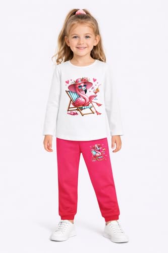 Image of TS LAVI TAVI Cotton Clothing Set for Girls Dress Full Sleeve T-shirt Top and Pyjama (Pack of 3)