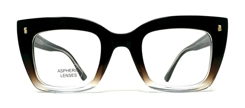 Gafas de lectura, presbicia, vista cansada, ULTIMA MODA, EXCLUSIVAS y modernas para mujer. VENICE ANA ROSA - Dioptrías: 1 a 3,5 (NEGRO/MARRON, 1, Dioptrías)