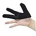 NOLITOY Heat Resistant Three Finger Cover Hairdressing Finger Glove Insulated Manicure Gloves for Styling Hair Men