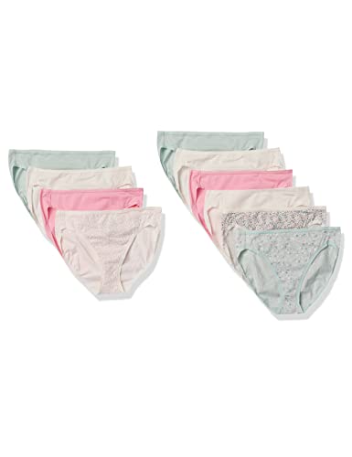 Image of Amazon Essentials Women's Cotton Stretch High-Cut Bikini Panty