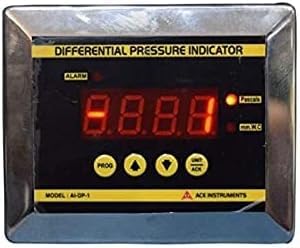 High Accuracy Digital Differential Pressure Indicator AI-DP1 for Pharmaceuticals Clean Rooms, HVAC, Range : -50.0 to +50.0 mm.WC