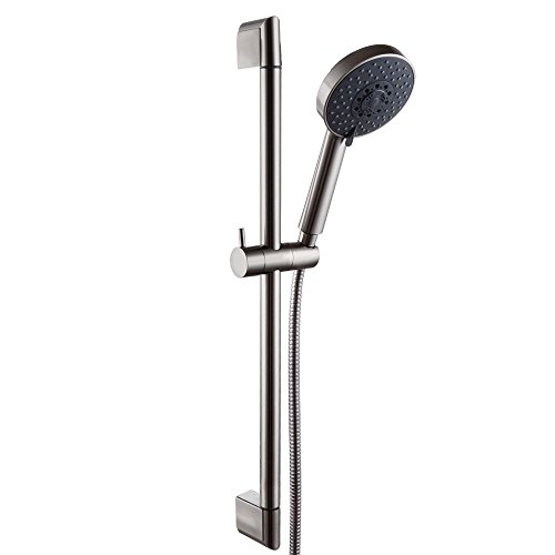 Cabezal de ducha con soporte ajustable y manguera de 79 in miniatura 1