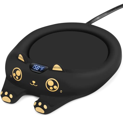 PUSEE Mug Warmer,Coffee Warmer for Desk Candle Warmer Auto Shut Off,Coffee Cup Warmer with 3 Temp...