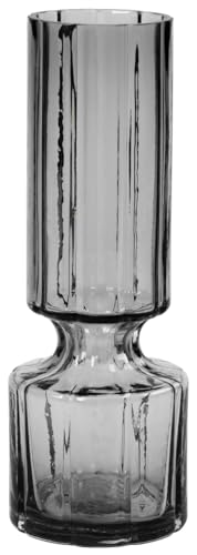 broste Copenhagen Hyacint Vase Glas Smoked Pearl Clear 28,3 cm