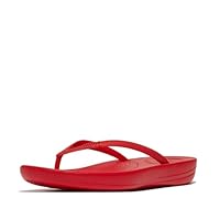 Fitflop Women's IQUSHION Ergonomic FLIP-Flops, Red, 4 UK