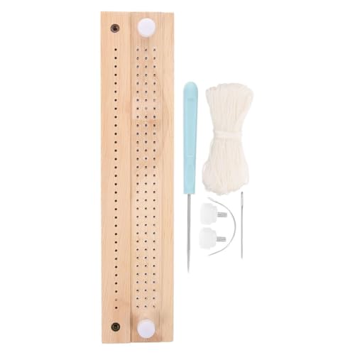 TEHAUX Kit de para Encuadernación Manual con y Punzón para Coser y Perforar Cuadernos y Diarios con Materiales Resistentes de Madera y Hierro para Principiantes y Proyectos DIY