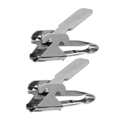 Zerodeko 2 Piezas Pinzas para Semillas de melón Clip de castañas Cascanueces Nutcracker Quita cáscaras de Girasol Herramienta para Abrir piñones abridor Botellas sacacorchos