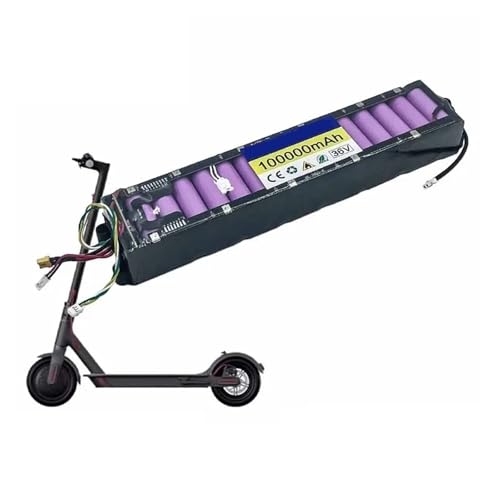 36V 100000mAh Battery, Large Capacity, Ultra Long Battery Life, Compatible for Xiaomi M365/ M365Pro/ 1S Scooter Special Battery Built in BMS Board