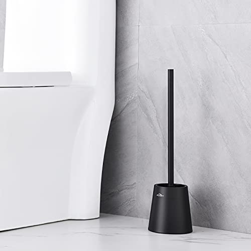 Auralum Scopino WC e Porta Scopino Nero in Acciaio...