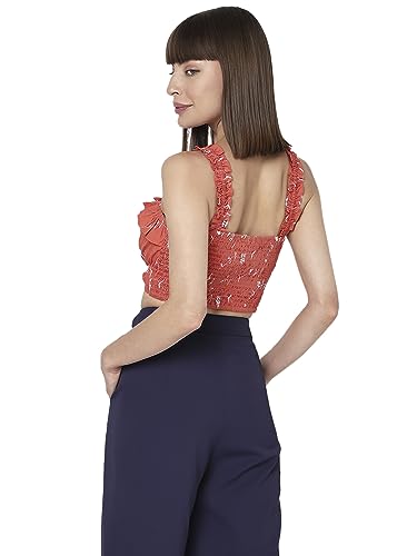 Image of VERO MODA Women's Cotton Regular Fit Top