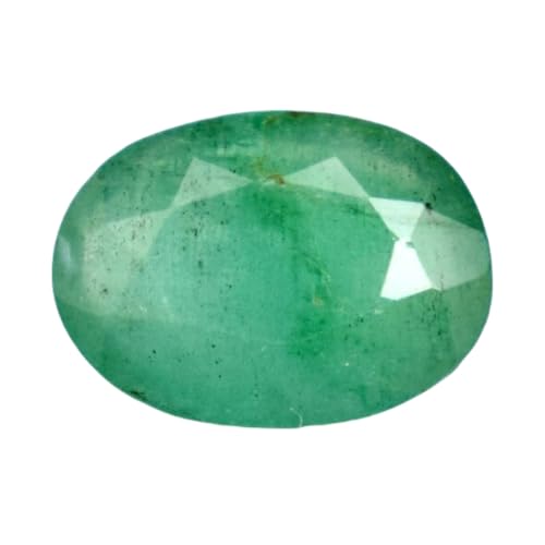 Émeraude naturelle ovale 9.66 mm pour la fabrication de bijoux artisanaux et pendentifs
