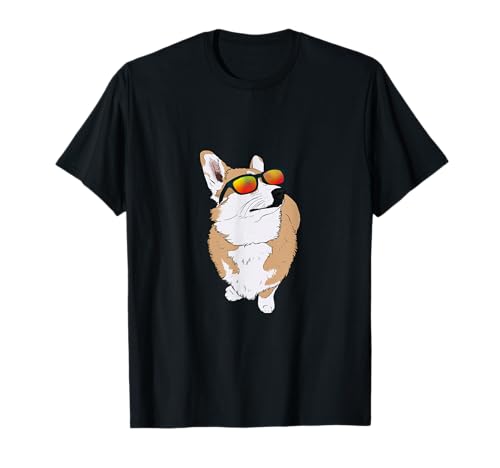 Sunglasses Corgi Dog for Welsh Corgi Pembroke Lovers T-Shirt
