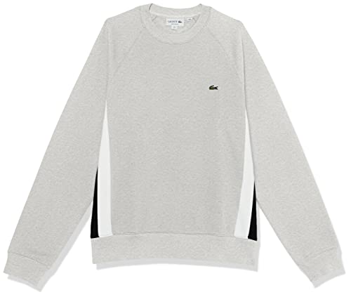 Lacoste Men's Long Sleeve Relaxed Fit Colorblocked Crewneck Sweatshirt