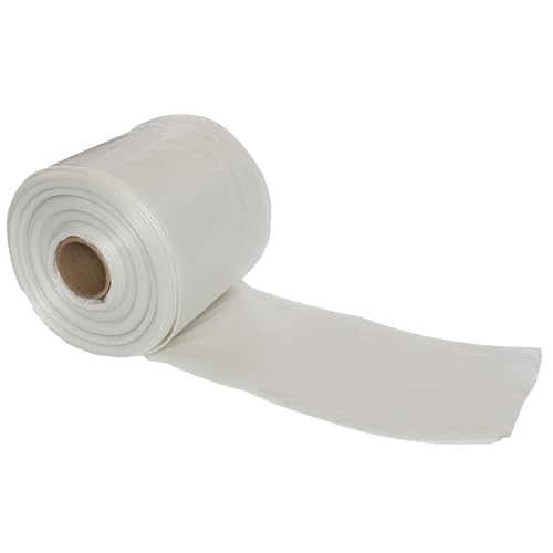 RESILIA Clear Construction Film - Heavy-Duty 4 Mil, 0.004 Inch, Indoor/Outdoor Plastic Sheeting, Drop Cloth, Moisture and Vapor Barrier for Painting, Garden, Furniture, 4' by 25' Roll, Made in USA