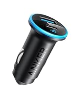 Anker 323 USB C Car Charger Adapter, 52.5W Cigarette Lighter Charger with 30W PowerIQ 3.0 Fast Charging Cable for iPhone 17/17 Pro Max/16/15/14 Series, Galaxy S25/24/23, Pixel, iPad, AirPods and More