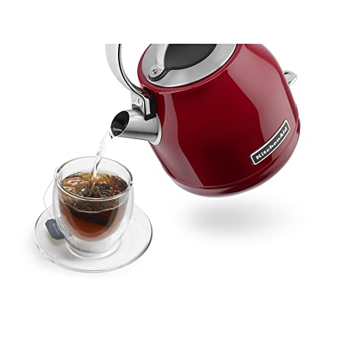 KitchenAid KEK1222ER 1.25Liter Electric Kettle Empire Red,Small Home