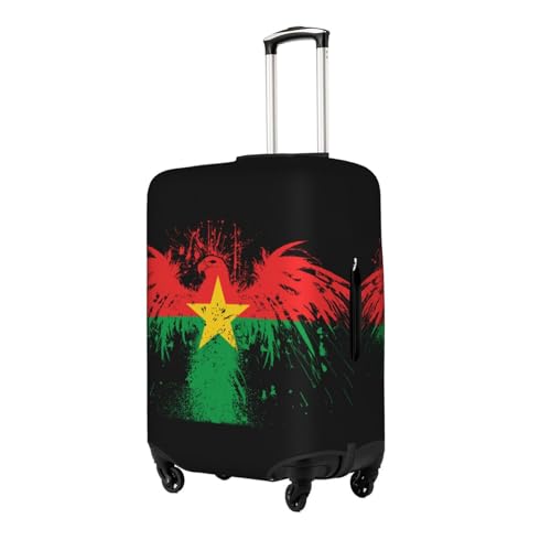 Travel Luggage Cover Burkina Faso Flag Fashion Washable Baggage Suitcase Protector Fit For Luggage X-Large2