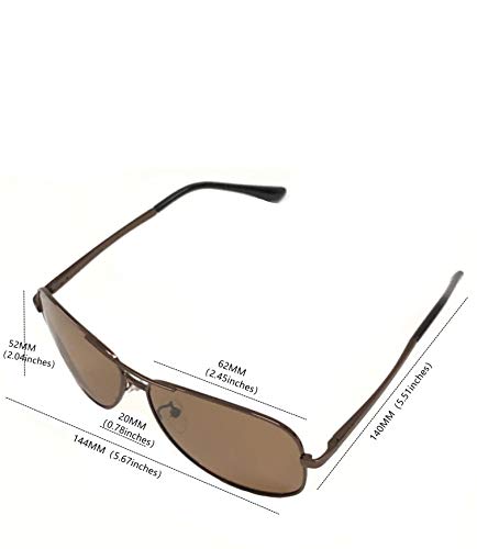 OWO Aviator Sunglasses HD Driving Polarized Sports Sunglasses for Men Women UV 400 Protection Ultra-Light TAC2