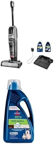 Bundle of BISSELL® CrossWave® OmniForce™ Multi-Surface Hard Floor Cleaner Wet Dry Vacuum with Dedicated Dry Vacuum Mode, 3882 + BISSELL Multi-Surface Pet Formula with Febreze Freshness, 2295L