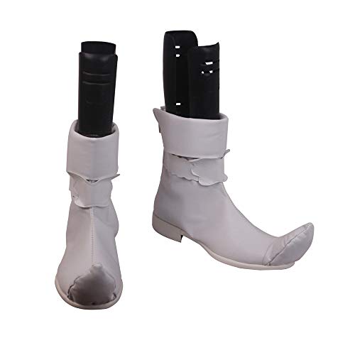 Majominararai Hana-chan Makihatayama Ojamajo Version Cosplay Shoes Boots S008 (Female US 9.5/EU41) White