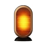 【2025年新モデル】 セラミックヒーター 小型 電気ファンヒーター 2秒速暖 暖房器具 マイナスイオン空気清浄 省エネ 速暖 大風量 コンパクト 1200W/800W 2段階温度調整 足元 ファンヒーター 過熱・転倒オフ保護 節電対策 窓下結露対策/寝室/トイレ/洗面所/オフィスに適用 (ブラック)