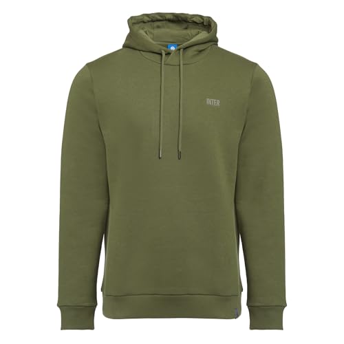 Inter Felpa con Cappuccio Unisex-Adulto, Prodotto Ufficiale, Collezione Everyday, 100% Cotone, Adatta a Tutti i Tifosi Nerazzurri