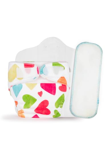 Image of SuperBottoms New Born UNO Cloth Diaper Combo Pack - Includes 1 UNO Diaper, 1 DryFeel Magic Pad & 1 Universal Booster Pad - Reusable, Washable, Organic & Rash-Free - For Babies - 0-3M - Eco-Friendly
