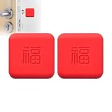 Tope para puerta de escritorio con carácter fu, protector de pared ligero para frigorífico Tristo