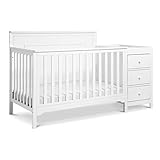 Carter's by DaVinci Dakota 4-in-1 Crib and Changer Combo in White, Greenguard Gold Certified
