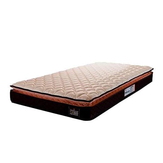 Colchão Espuma D33 Pillow Top Millenium Hellen - Suporta até 120kg por Pessoa (Marrom/Branco)