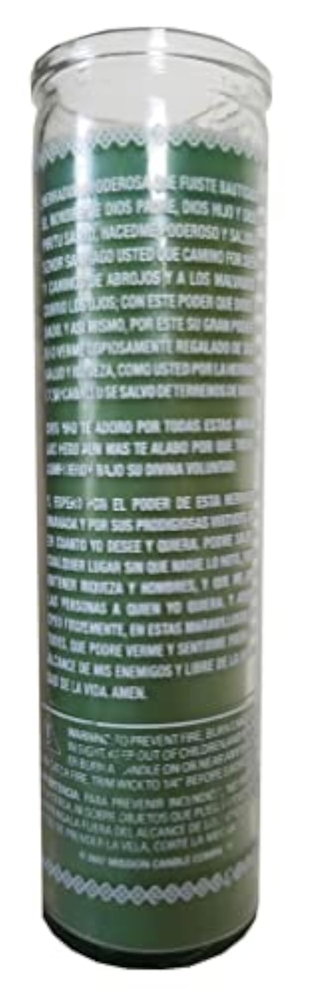 Herradura Poderosa Lime Pillar Candle