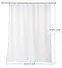 Amazer Shower Curtain Liner, 72 x 72 Inches EVA 5G Bathroom Plastic Shower Curtain with 3 Magnets and 12 Grommet Holes-Frosted