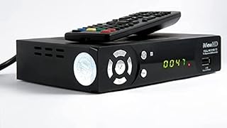 iView-HD NEW FULL HD 1080P Freeview HD DIGITAL TV Set Top Box Tuner Terrestrial Receiver Analogue to Digital Television Converter & HD USB Recorder HDMI&SCART Out DVB-T2 7-Buttons 4in1