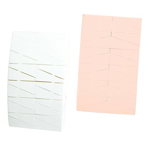 Gogogmee Esponjas de Maquillaje Trapezoidales Esponjas Cosméticas para Seco y Húmedo Suaves para Polvos Compactos Base Líquida y Sombra de Ojos Portátiles para Mujer