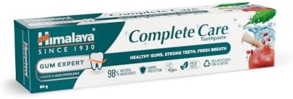Himalaya Complete Care Toothpaste 80g | For Strong Teeth & Healthy Gums | With Neem, Miswak & Triphala | Herbal Formulation