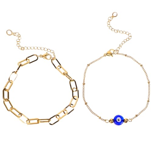 Bracelet à œil en acier inoxydable durable DOITOOL au fini raffiné et design ajustable unique