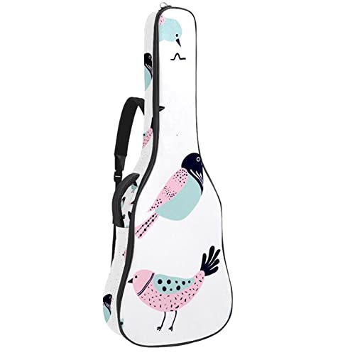 Hondank Étui rembourré pour guitare acoustique classique Motif papillons colorés sur rayures, Multicolore 10., 42.9×16… - Les Beatles, Paul McCartney, John Lennon, RIngo Starr, George Harrison Hondank Étui rembourré pour guitare acoustique classique Motif papillons colorés sur rayures, Multicolore 10., 42.9x16…