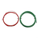 Eingebautes Kupferrohrbieger-Set, 4 m, PE-Kunststoffrohr-Biegestreifen für Klimaanlagen-Installation, rote und grüne Größen für 1/4 und 3/8 Zoll Kupferrohre