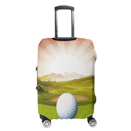 Elastic Luggage Cover Protector Golf Sport Washable Suitcase Sleeve Durable Travel Suitcase Case Cover with Zipper Openings Fits 19-32 Inch Luggage (XL)4