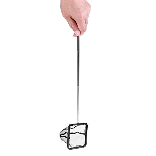 Image of Lpraer Aquarium Fish Net with Extendable Stainless Steel Long Handle Fine Mesh Net for Fish Tank
