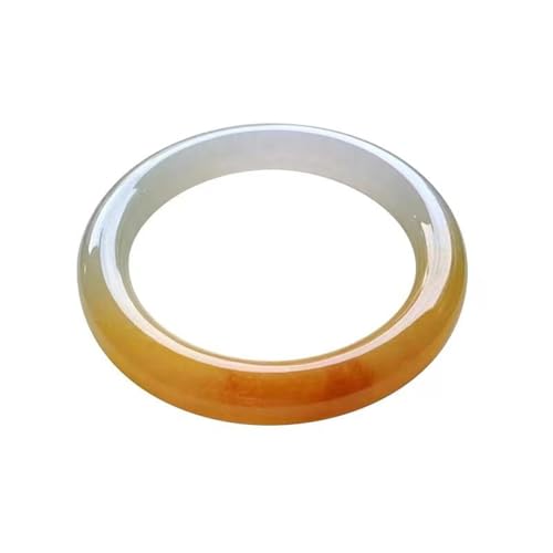 Bracelet en jade naturel jaune et blanc : Votre jonc Fengshui au quotidien