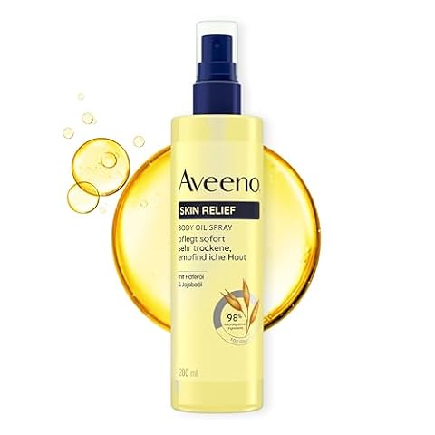 Aveeno® Skin Relief olejek do ciała w sprayu do pielęgnacji skóry i ciała, olejek z olejkiem owsianym i olejkiem jojoba do bardzo suchej, wrażliwej skóry